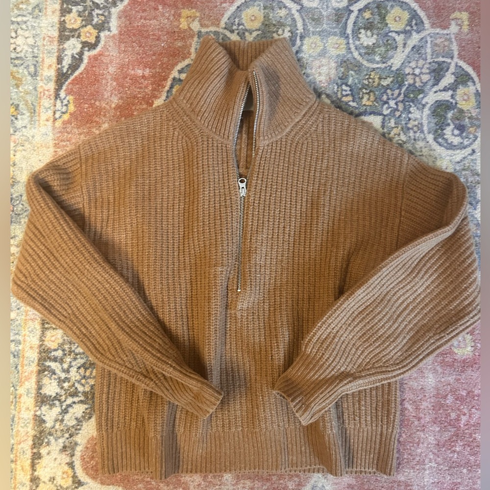Everlane merino wool half zip